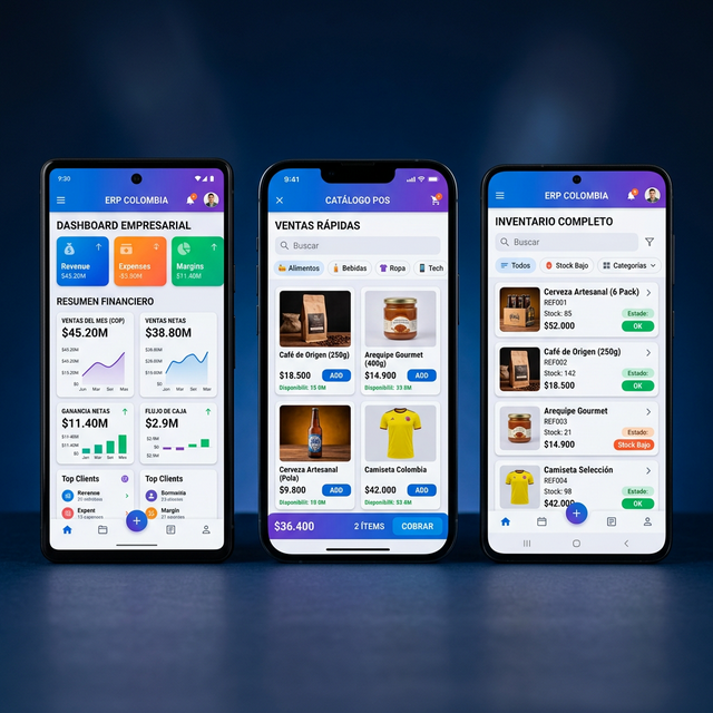 EjePos Manager en múltiples dispositivos
